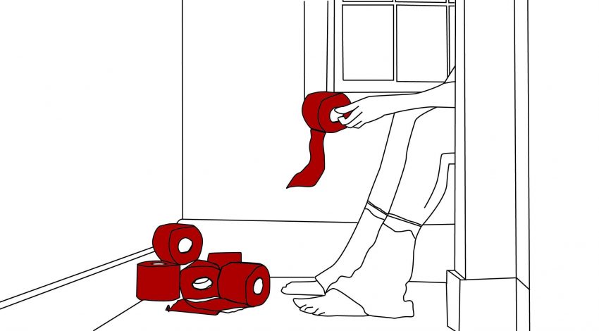 Red flag: biegunka