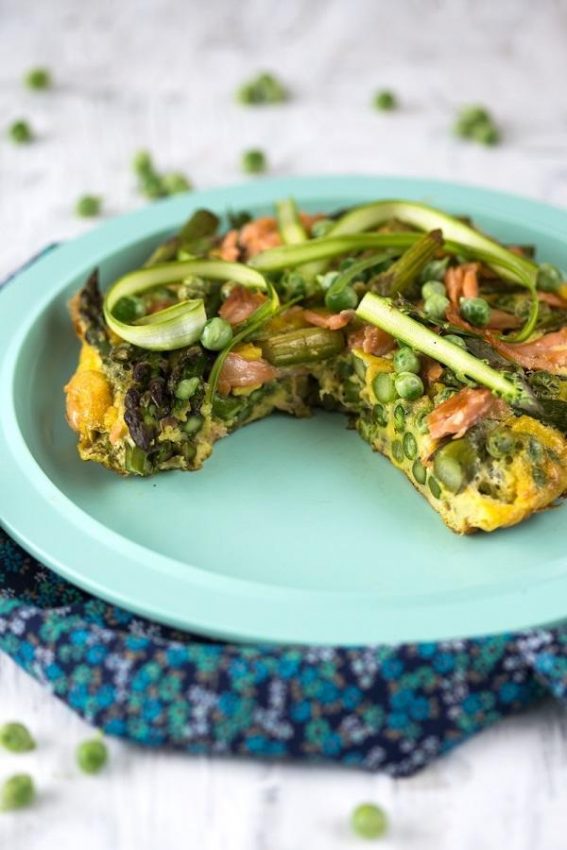 Frittata ze szparagami