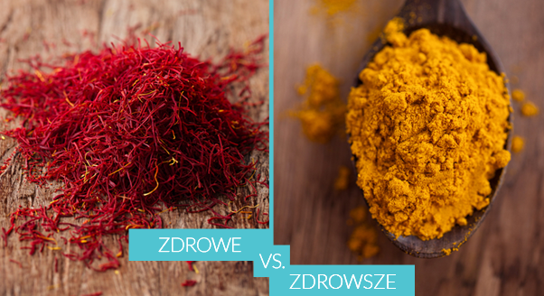 Szafran vs. kurkuma