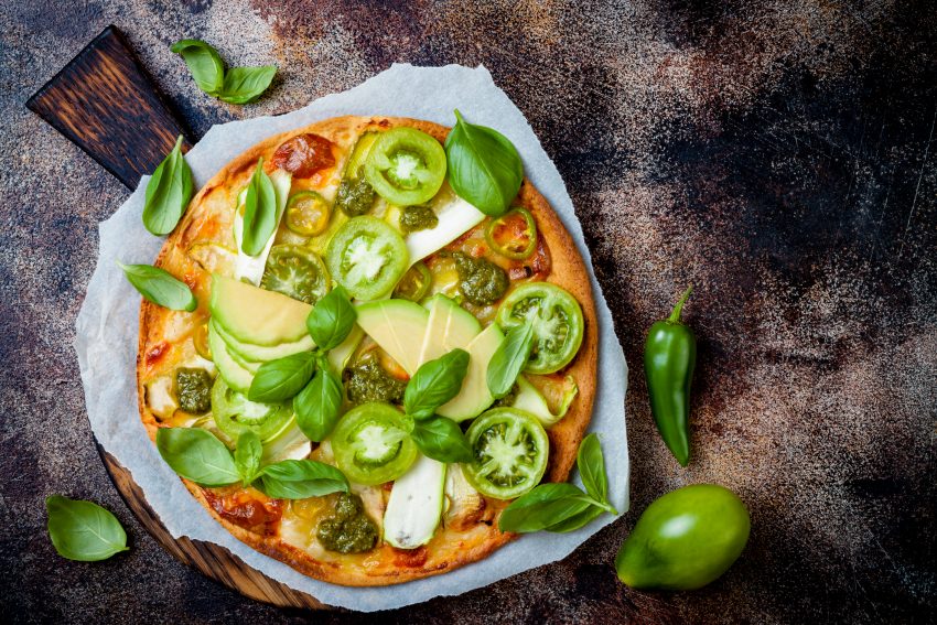 pizza z awokado