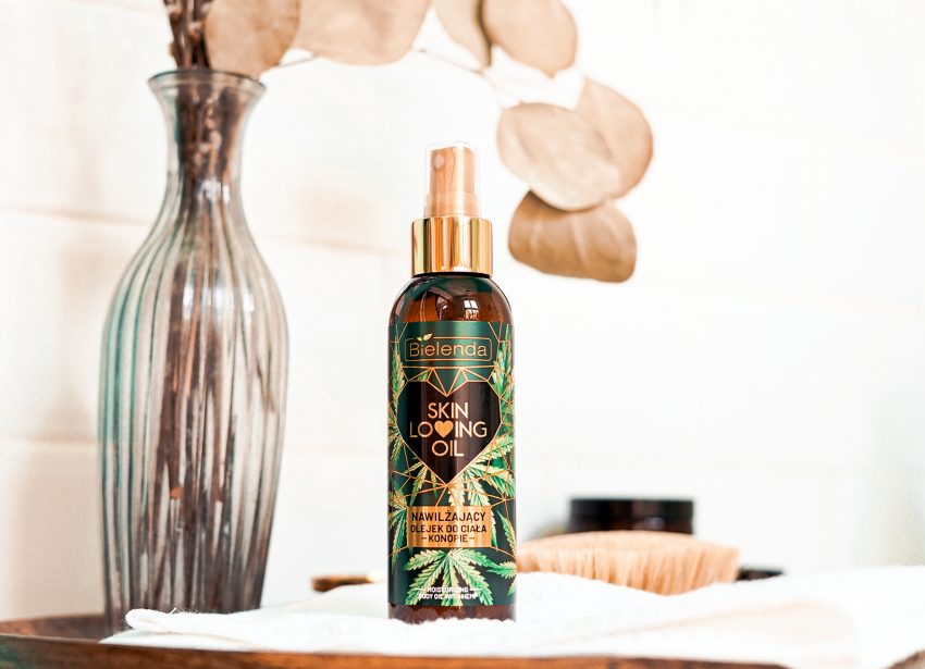 Bielenda Skin Loving Oil nawilżający olejek do ciała konopie