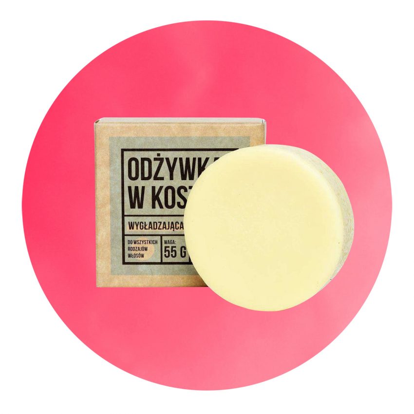 Tekst o pielęgnacji włosów i produktach na jesień. Na zdjęciu: Pudełko z okręgiem na nim - HelloZdrowie