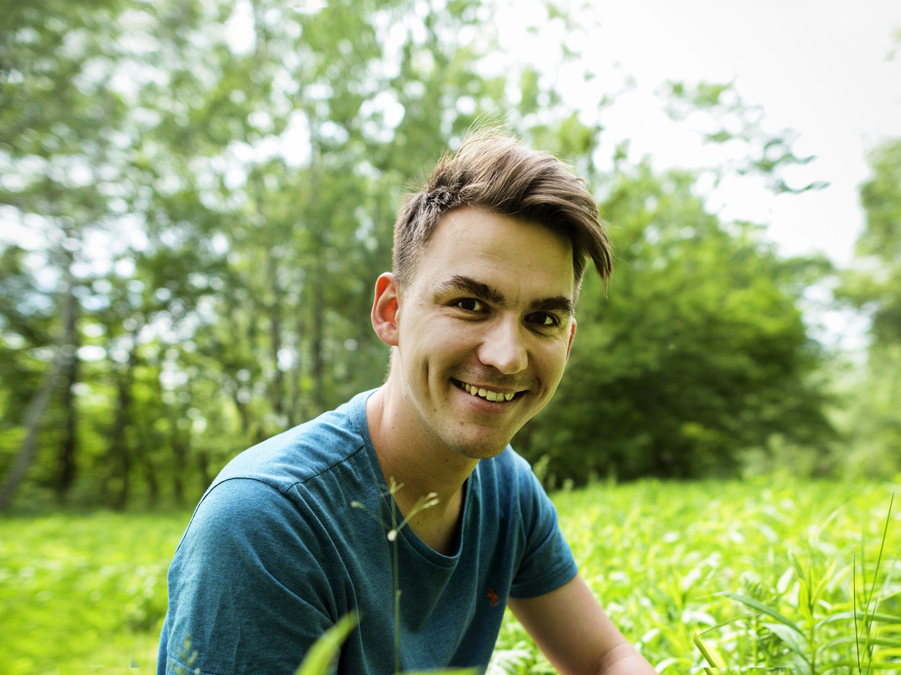 Piotr Ciemny, autor książki "Chwasty od kuchni"