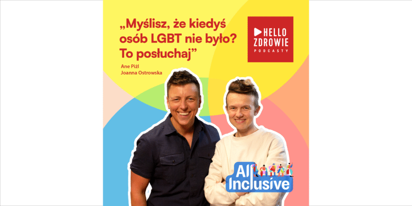 grafika do podcastu All Inclusive, Ane Piżl, Joanna Ostrowska - Hello Zdrowie