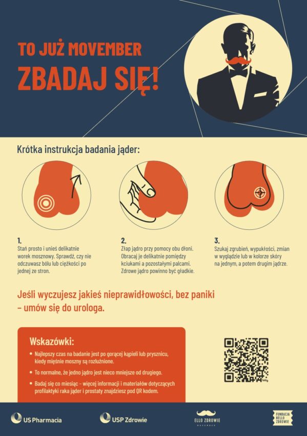 Robert Lewandowski z ważnym apelem do mężczyzn: „Prawdziwa siła to też troska o zdrowie” – zdjęcie numer 1 Plakat Movember 2025