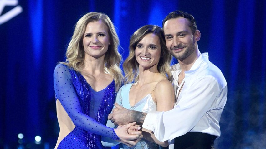 Wiktoria Gorodecka, Joanna Mazur i Kamil Kuroczko w 8. odcinku "Tańca z Gwiazdami"