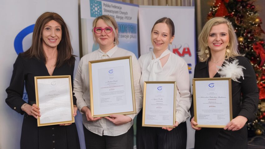 na zdjęciu od lewej: Marta Dragan, Paulina Dudek, Agata Źrałko, Aleksandra Zalewska-Stankiewicz