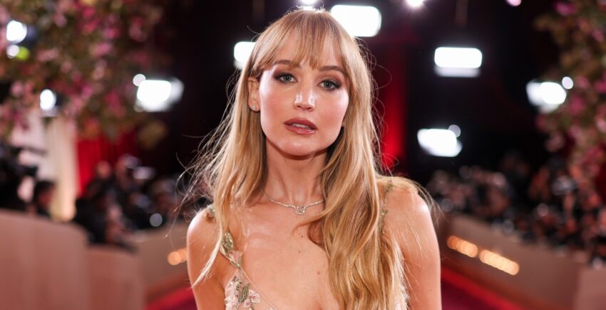 Jennifer Lawrence na gali rozdania Złotych Globów 2026 - Hello Zdrowie