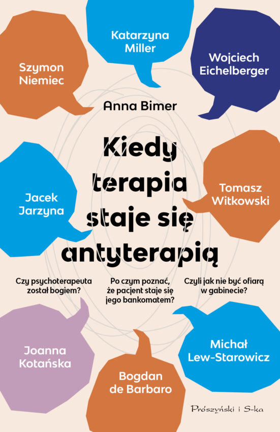 okładka książki Anny Bimer "Kiedy terapia staje się antyterapią" 