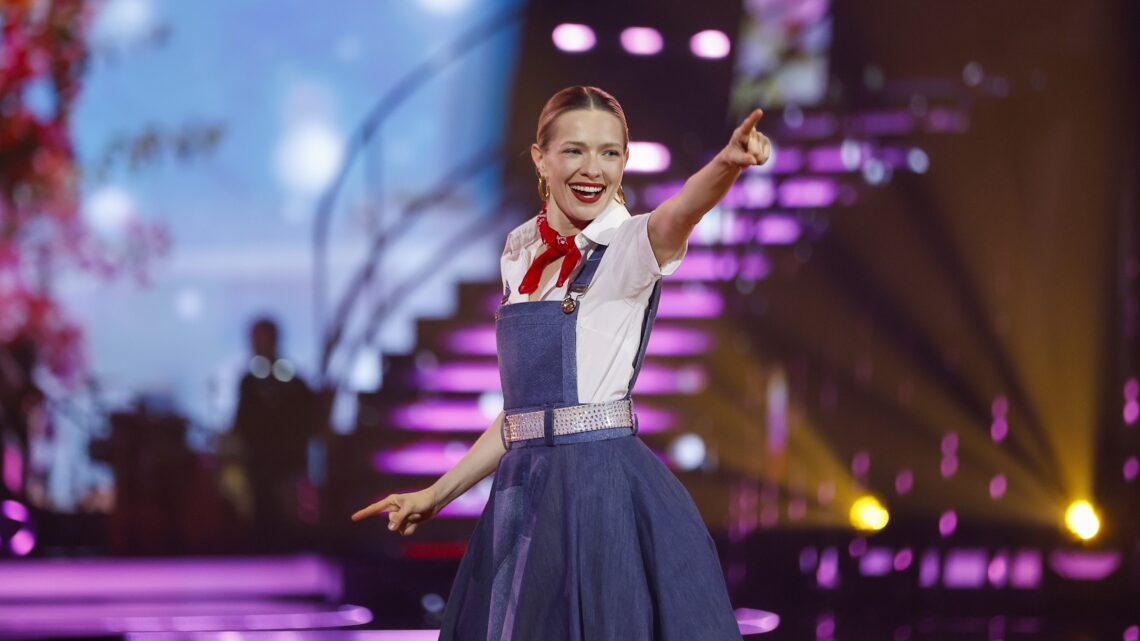 Paulina Gałązka podczas 9. odcinka 18. edycji programu Taniec z Gwiazdami