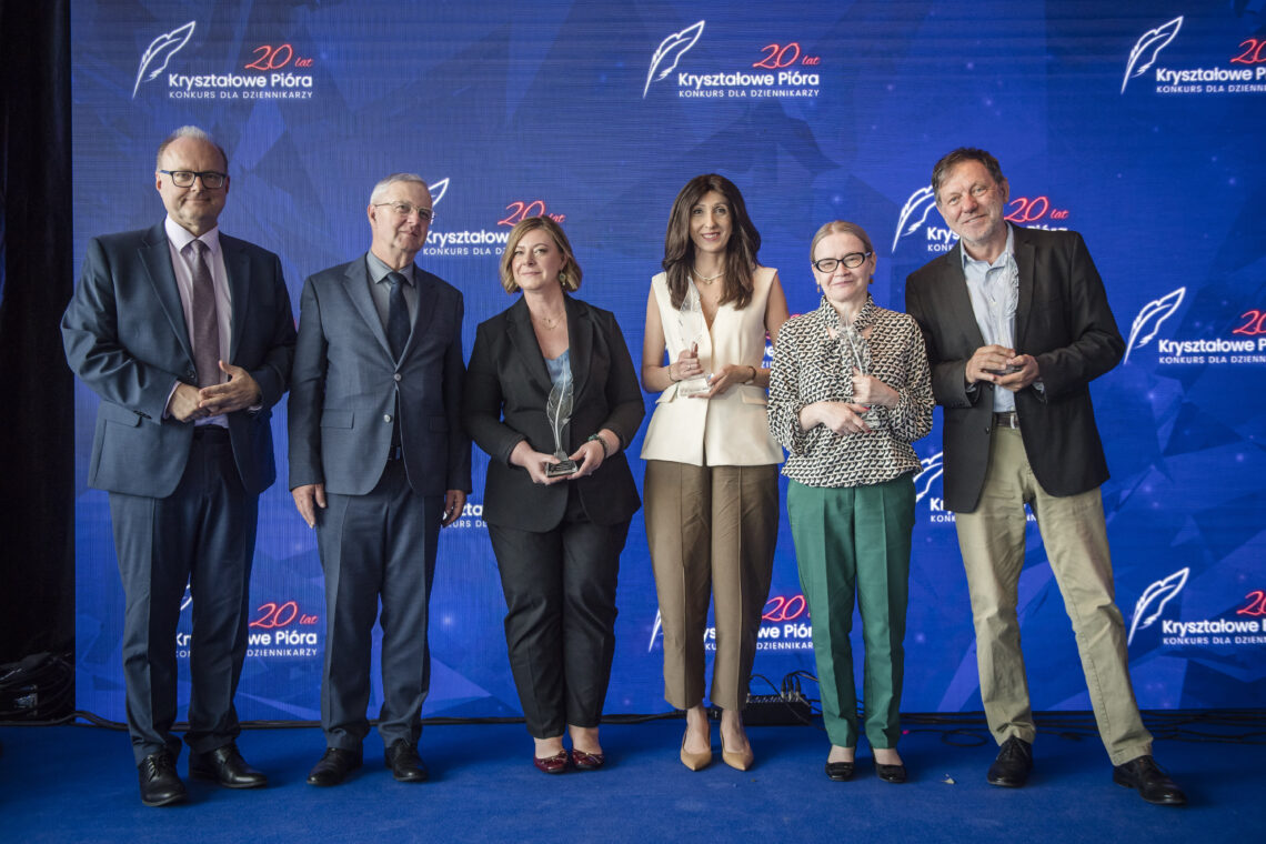 Laureaci I nagrody: Magdalena Hykawy, Marta Dragan, Anna Gmiterek-Zabłocka i Sławomir Zagórski